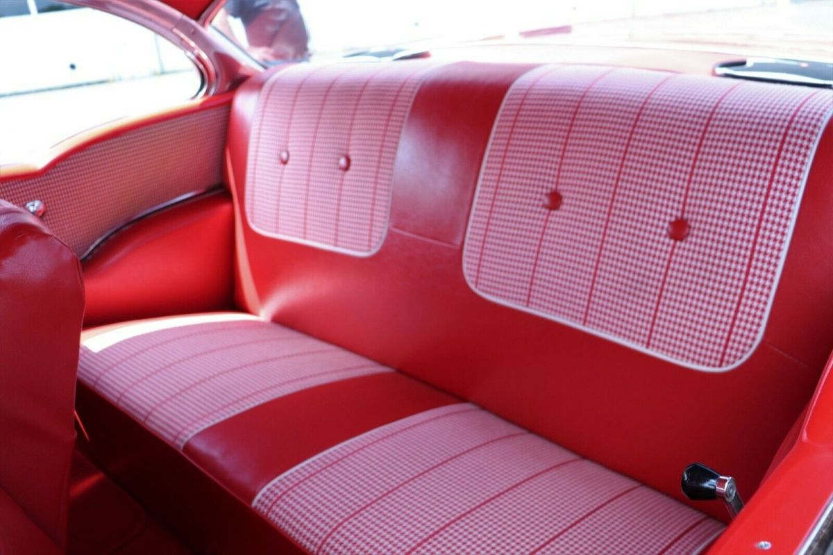 1957 Red Chevrolet Bel Air/150/210 Hardtop