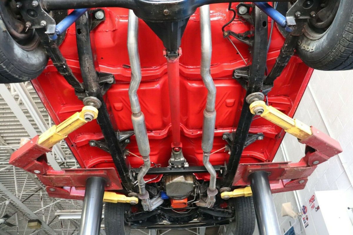 1957 Red Chevrolet Bel Air/150/210 Hardtop