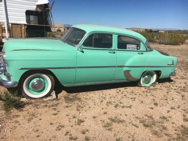 1953 Teal Chevrolet Bel Air/150/210 Sedan