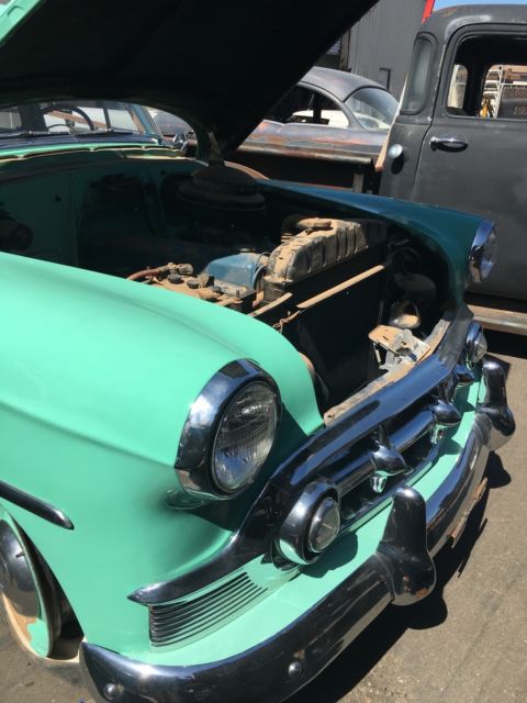 1953 Teal Chevrolet Bel Air/150/210 Sedan