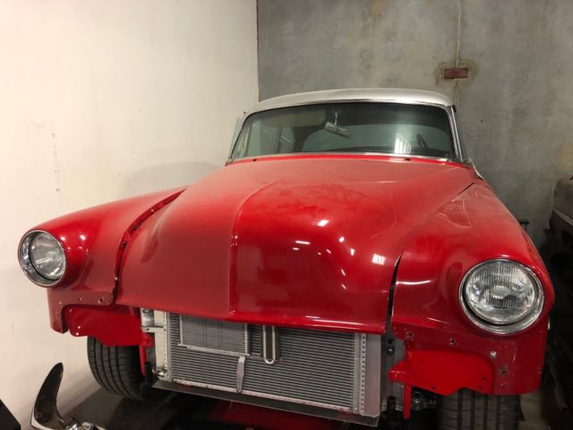 1954 RED AND SILVER Chevrolet Bel Air/150/210 Coupe