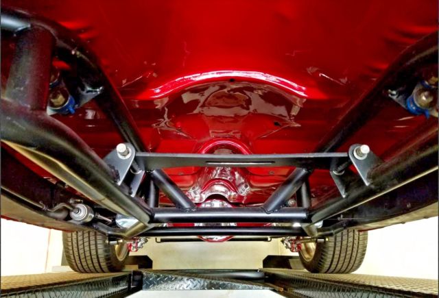 1954 RED AND SILVER Chevrolet Bel Air/150/210 Coupe