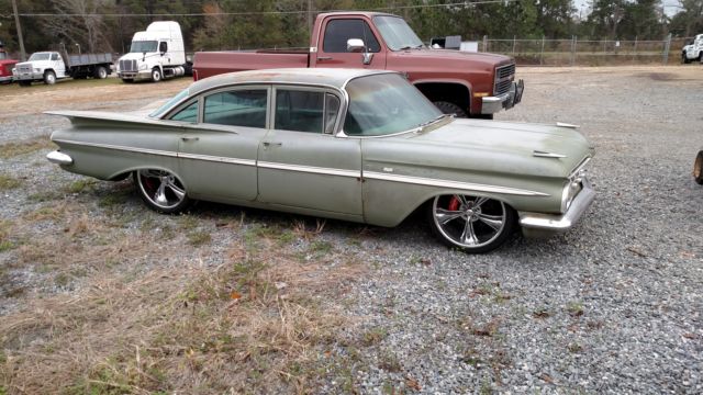 1956 Green Chevrolet Bel Air/150/210 Sedan