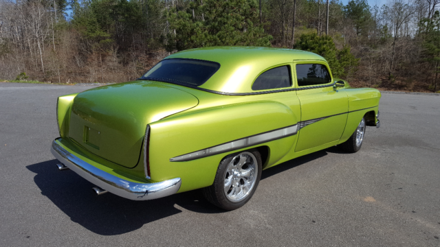 1953 Green Chevrolet Bel Air/150/210 Chopped top and suicide doors