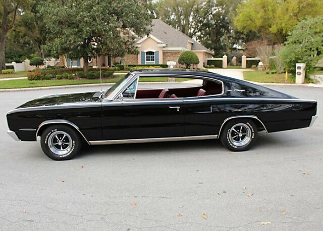 1966 Black Dodge Charger Coupe