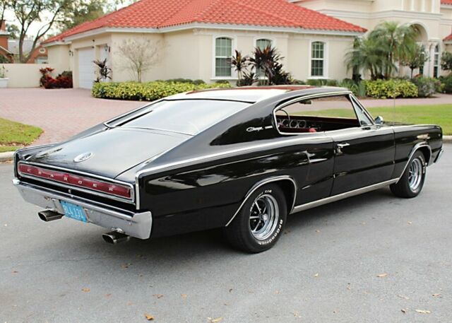 1966 Black Dodge Charger Coupe