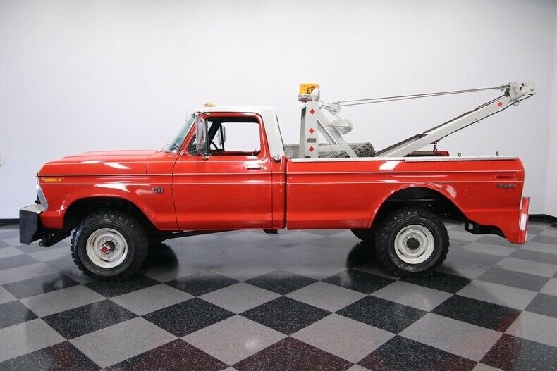 1975 Red Ford F-250 Pickup Truck