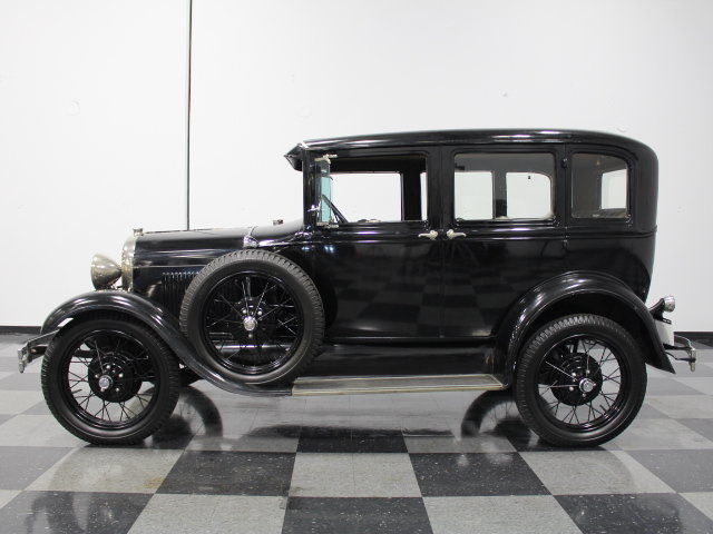 1929 Black Ford Model A Sedan