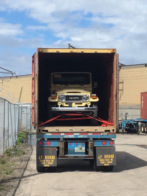 1981 Bellatrix Yellow Toyota Land Cruiser Standard Cab Pickup