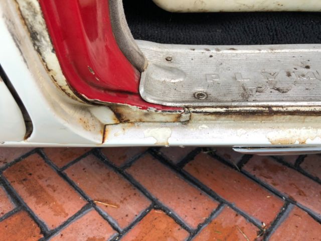 1956 Red and White Plymouth Other Sedan