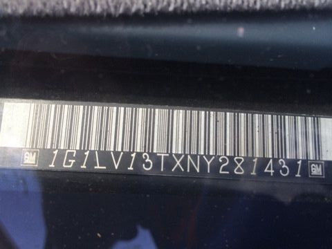 1992 Blue Chevrolet Beretta Coupe