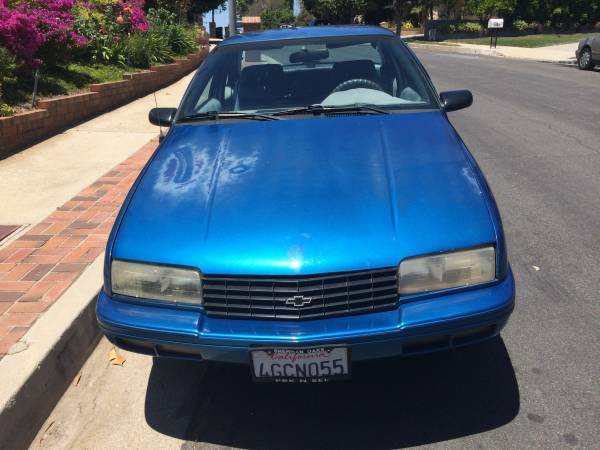 1992 Blue Chevrolet Beretta Coupe