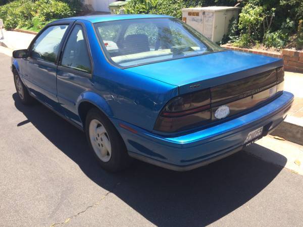 1992 Blue Chevrolet Beretta Coupe