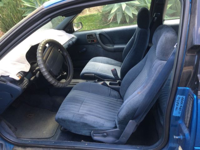 1992 Blue Chevrolet Beretta Coupe