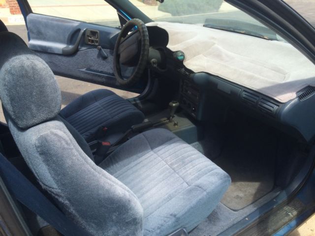 1992 Blue Chevrolet Beretta Coupe