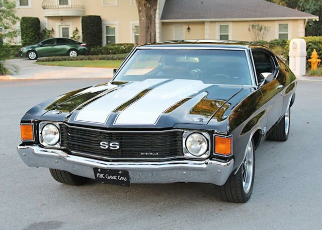 1972 Black Chevrolet Chevelle Coupe
