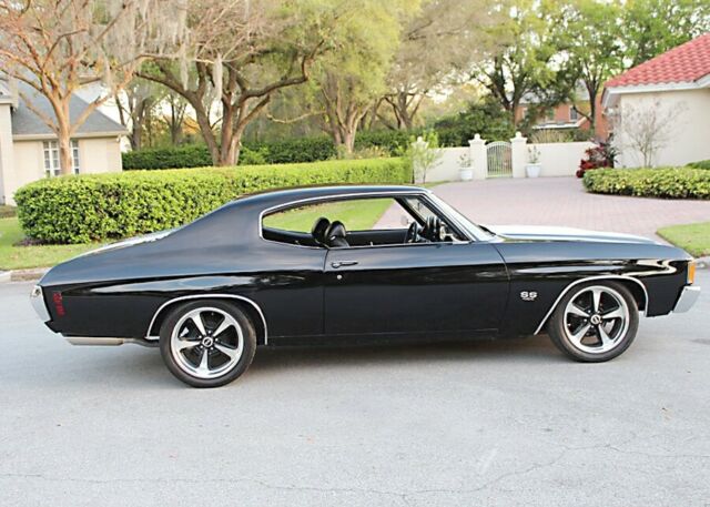 1972 Black Chevrolet Chevelle Coupe