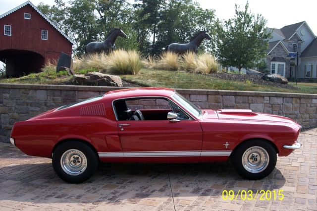 BEST LOOKING YEAR FASTBACK MUSCLE CAR-SHELBY SIDE SCOOPS-CANDY APPLE ...