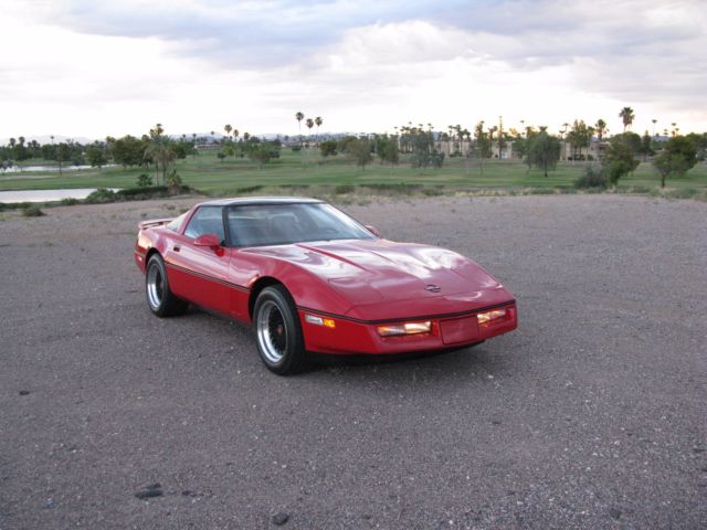 1985 Bright Red Chevrolet Corvette
