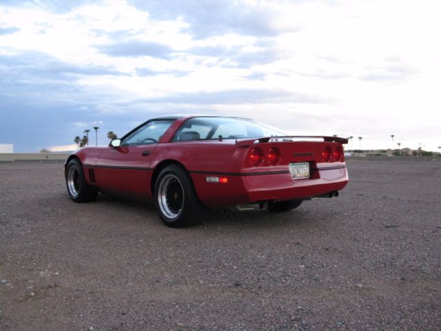 1985 Bright Red Chevrolet Corvette