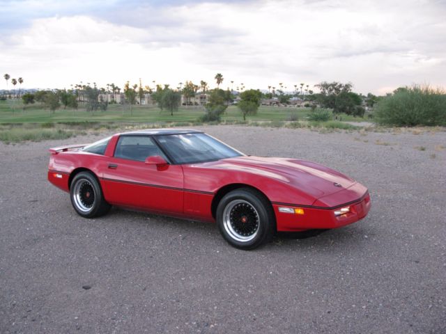 1985 Bright Red Chevrolet Corvette