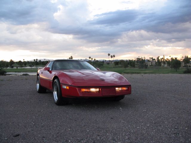 1985 Bright Red Chevrolet Corvette