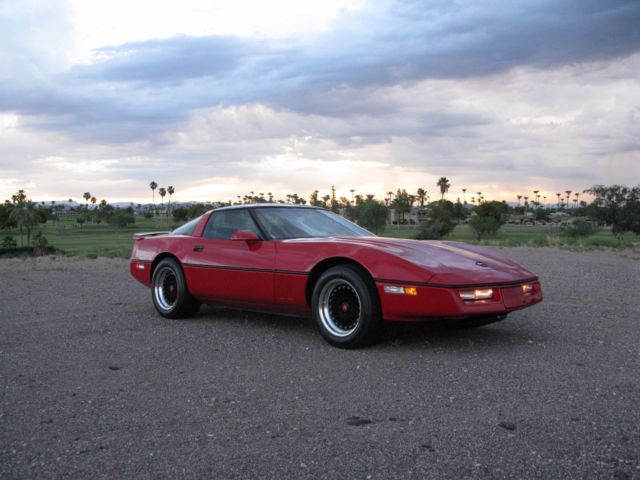 1985 Bright Red Chevrolet Corvette