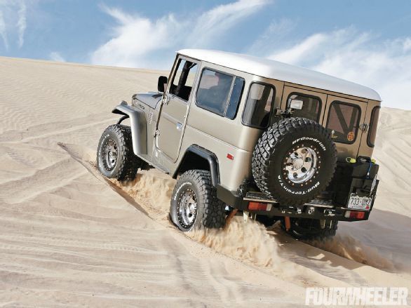 1977 PEWTER SILVER METALIC Toyota Land Cruiser Convertible