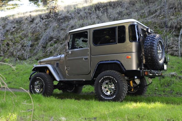 1977 PEWTER SILVER METALIC Toyota Land Cruiser Convertible