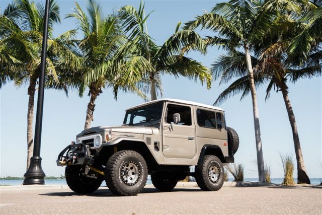 1977 PEWTER SILVER METALIC Toyota Land Cruiser Convertible