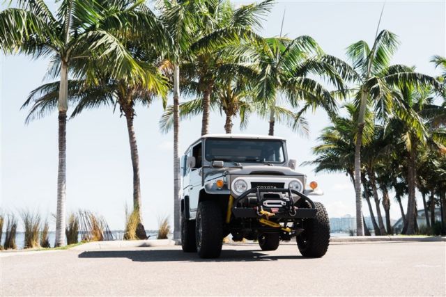 1977 PEWTER SILVER METALIC Toyota Land Cruiser Convertible