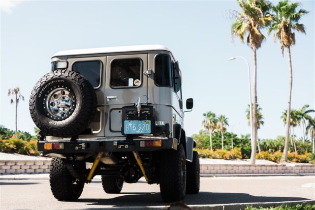 1977 PEWTER SILVER METALIC Toyota Land Cruiser Convertible