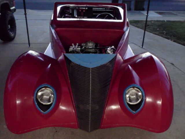 1937 Red Gel Coat finsh Ford Other Hardtop Convertible
