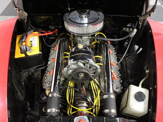 1940 Red Ford Sedan Deluxe Sedan