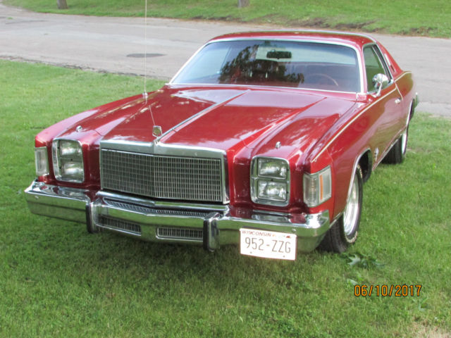 1978 Red Chrysler Cordoba Coupe