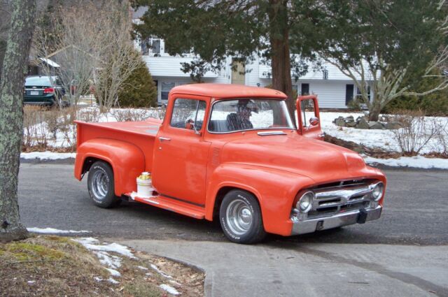 1956 Orange Ford F-100 STEPSIDE