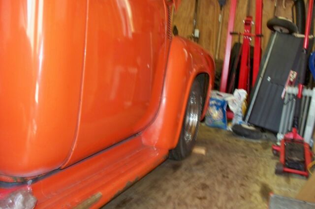 1956 Orange Ford F-100 STEPSIDE