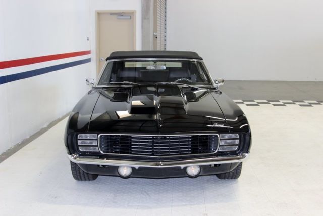 1969 Black Chevrolet Camaro Convertible