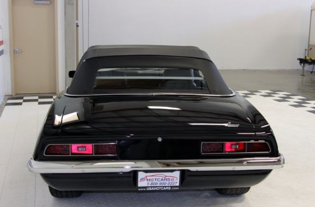 1969 Black Chevrolet Camaro Convertible