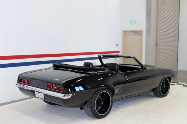 1969 Black Chevrolet Camaro Convertible