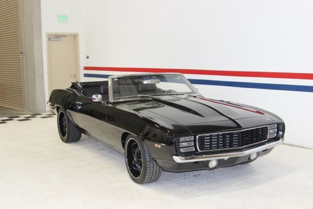 1969 Black Chevrolet Camaro Convertible