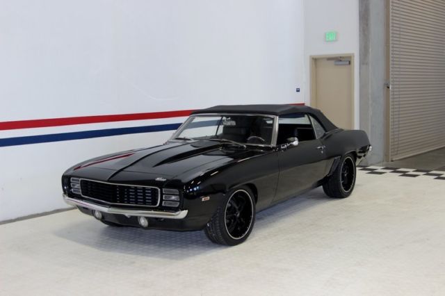 1969 Black Chevrolet Camaro Convertible