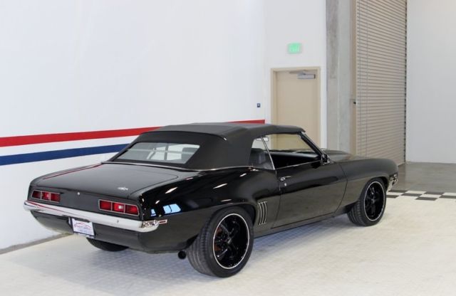 1969 Black Chevrolet Camaro Convertible