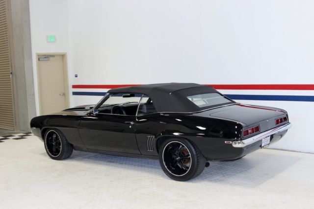 1969 Black Chevrolet Camaro Convertible