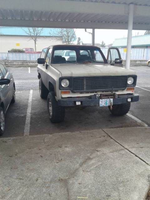 1976 Tan Chevrolet Blazer SUV
