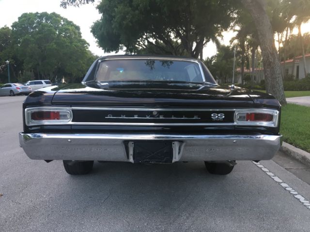 1966 black Chevrolet Chevelle Coupe
