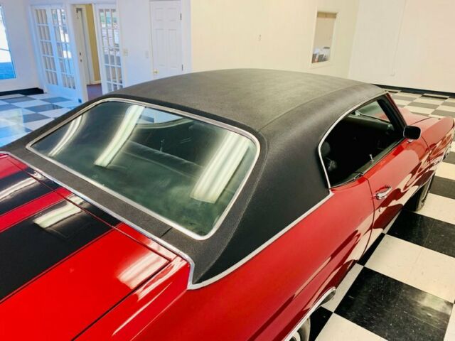 1972 Red Chevrolet Chevelle Coupe