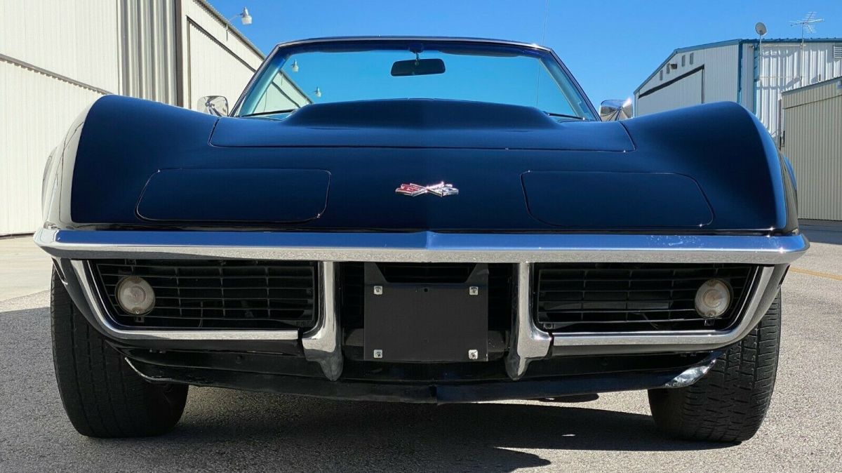 1969 Black Chevrolet Corvette Convertible