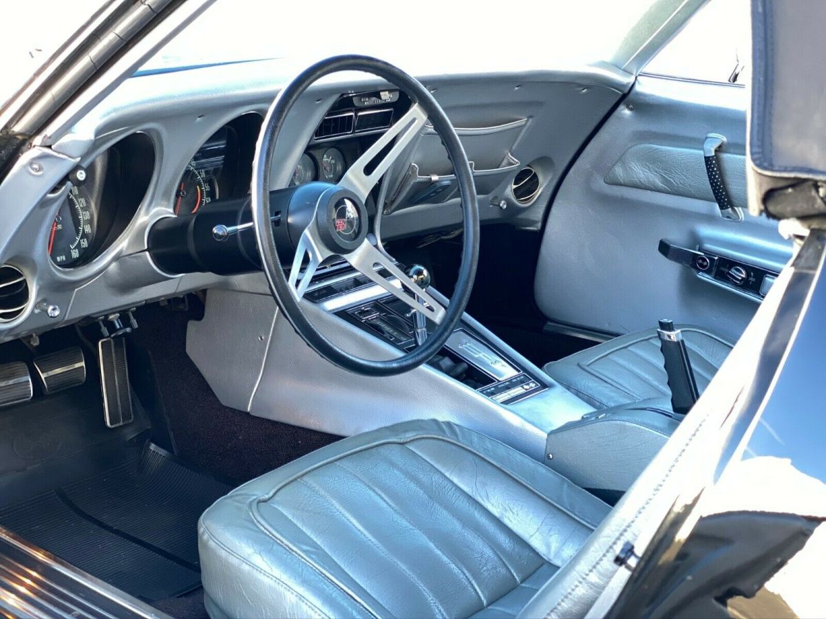 1969 Black Chevrolet Corvette Convertible