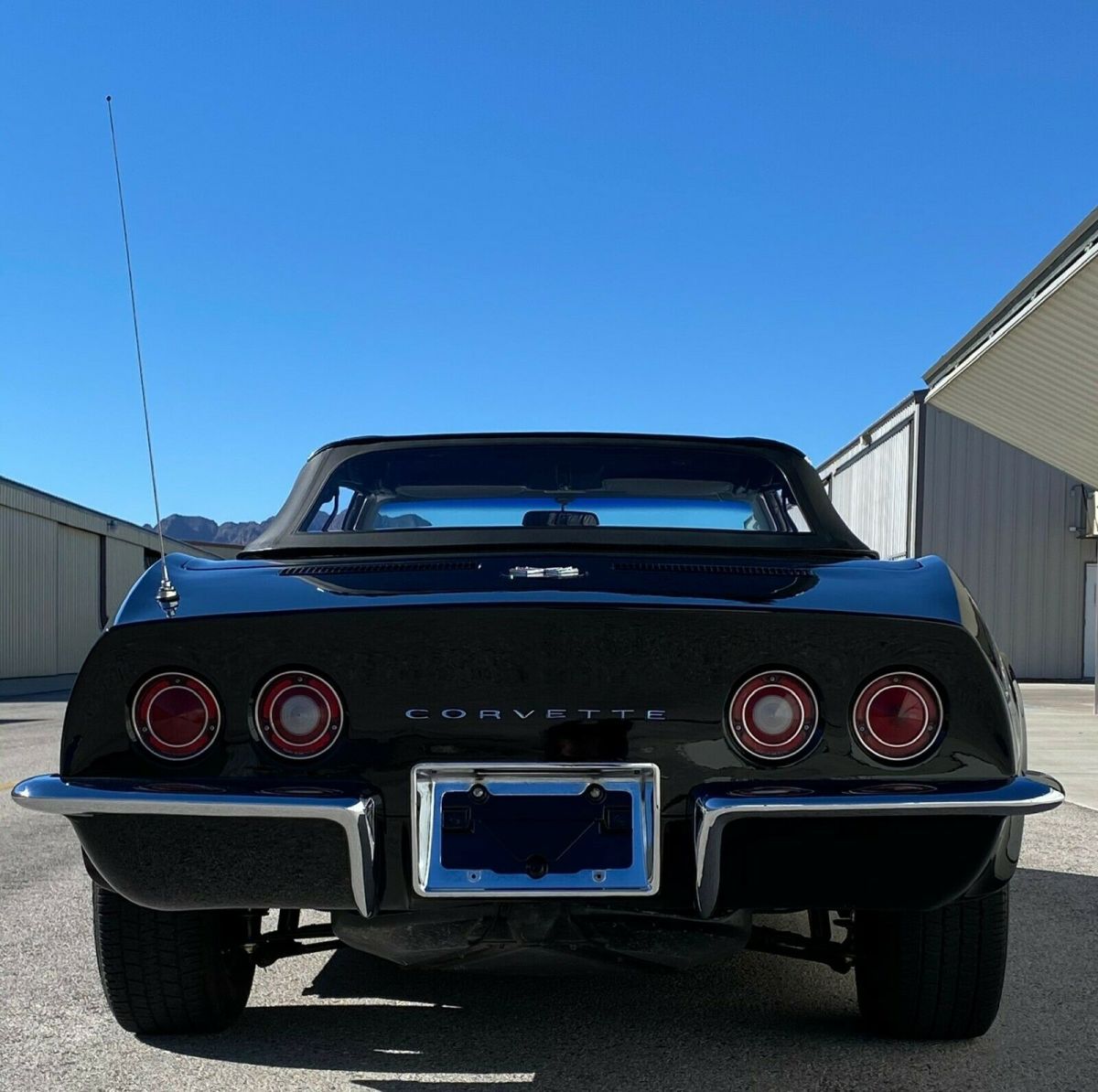 1969 Black Chevrolet Corvette Convertible